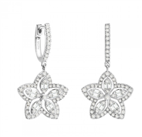 Orecchini Salvini Donna Magia garden in Oro bianco Diamante 0.6 Ct 20101484 - 20101484